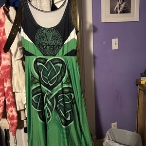 Green Celtic Knot Dress